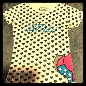 ☠️💕super cute used SoCal heart T-shirt